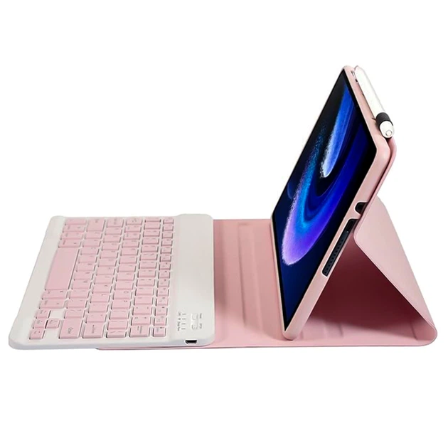 Чехол с Bluetooth - клавиатурой Magnet Flip Cover для Lenovo Tab M11 pink - Фото 3 Чехол с Bluetooth - клавиатурой Magnet Flip Cover для Lenovo Tab M11 pink - изображение 3