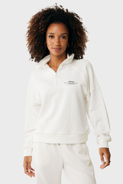Жіноча біла спортивна кофта Honeycomb sweat Mexx S MF007501151W 