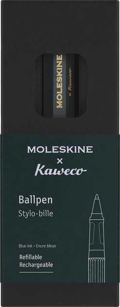 Ручка шариковая Moleskine x Kaweco Зеленая Стержень 1 мм Синий (8056598854862) - изображение 4