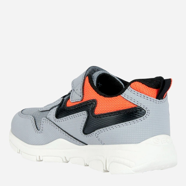 Sneakersy chłopięce na rzepy Geox J267NA0CE14-C0051 34 Szare (8050036985262) - obraz 3