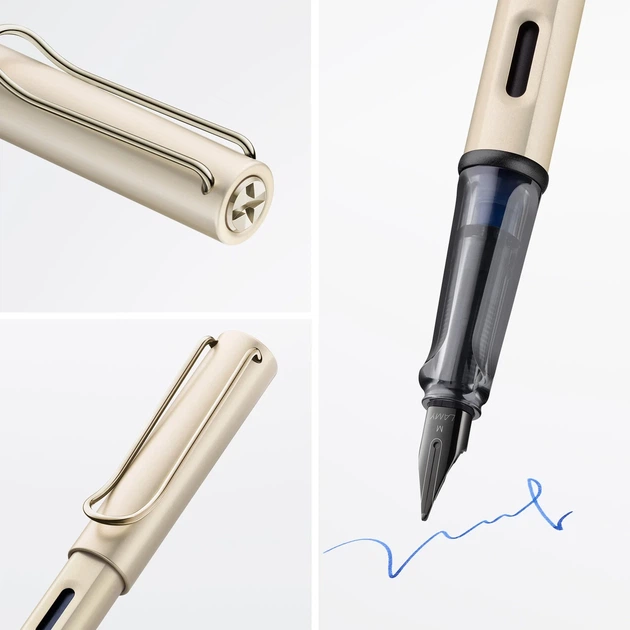Ручка чорнильна LAMY Lx F palladium синє чорнило (4031498) - Фото 4 Ручка чорнильна LAMY Lx F palladium синє чорнило (4031498) - изображение 4