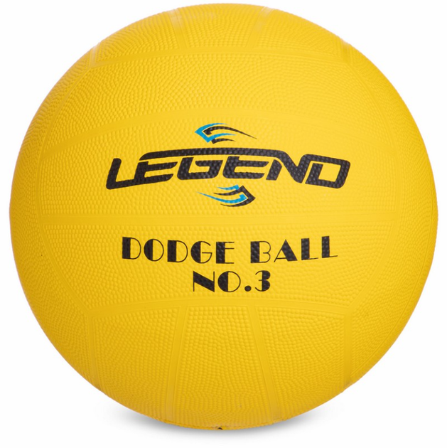 М'яч Dodgeball для гри у вишибалу Zelart №5 DB-3284 (гума, жовтий) - Фото 3 М'яч Dodgeball для гри у вишибалу Zelart №5 DB-3284 (гума, жовтий) - изображение 3