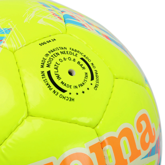 М'яч футбольний Joma DALI III 401412-920-T5№5 TPU жовтий-блакитний - Фото 6 М'яч футбольний Joma DALI III 401412-920-T5№5 TPU жовтий-блакитний - зображення 6