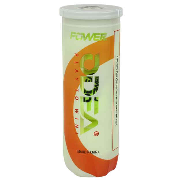 М'яч для великого тенісу 3шт ODEA POWER (гума, мелтон, у вакуумній упаковці, салатовий) - изображение 4