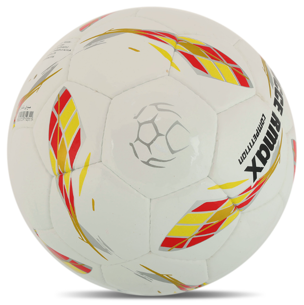М'яч футбольний професійний ручне прошиття, ламінований №5 PU SOCCERMAX FB-4139 (№5, білий) - изображение 5