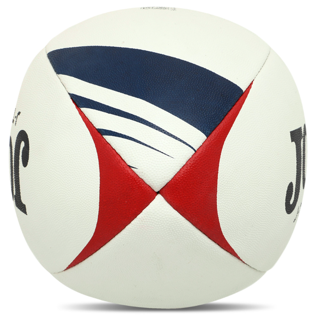 М'яч для регбі ручне зшивання Joma J-TRAINING 400679-206 (гума, поліестер, бавовна, №5, біло-синьо-червоний) - Фото 6 М'яч для регбі ручне зшивання Joma J-TRAINING 400679-206 (гума, поліестер, бавовна, №5, біло-синьо-червоний) - изображение 6