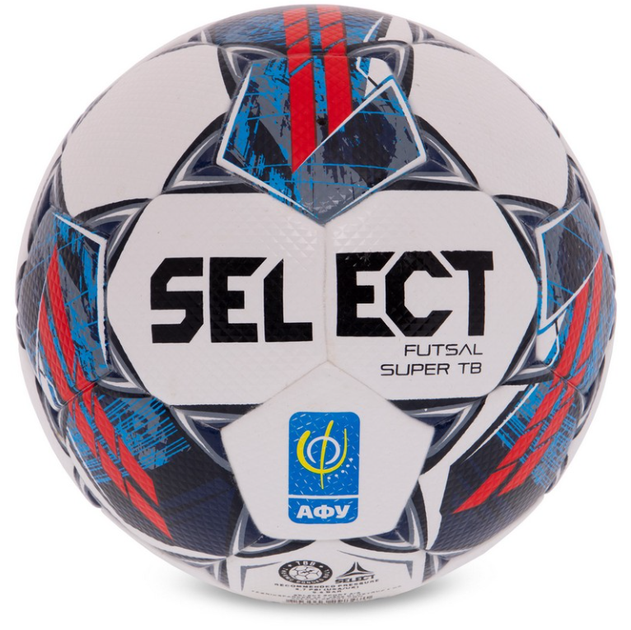 М'яч футзальний PU термосклеювання №4 SELECT FUTSAL SUPER TB (FIFA QUALITY) PRO V22 Z-SUPER-FIFA-WR (PU, біло-червоний) - изображение 3
