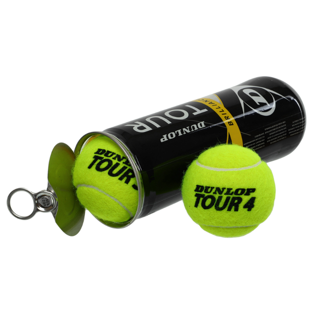 М'яч для великого тенісу DUNLOP TOUR BRILLIANCE (3шт) DL601326 (гума, повсть, у вакуумній упаковці, салатовий) - Фото 5 М'яч для великого тенісу DUNLOP TOUR BRILLIANCE (3шт) DL601326 (гума, повсть, у вакуумній упаковці, салатовий) - изображение 5