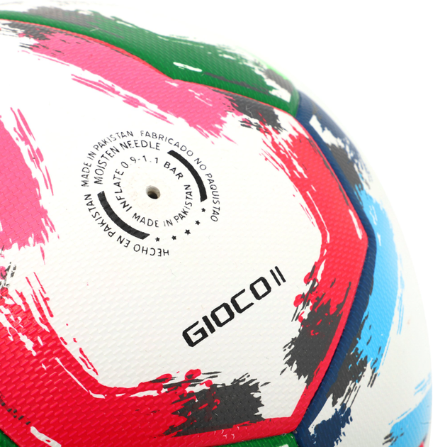 М'яч футбольний №5 PU ламінований зшитий вручну Joma FIFA PRO GIOCO II 400646-200 (№5, білий) - изображение 6