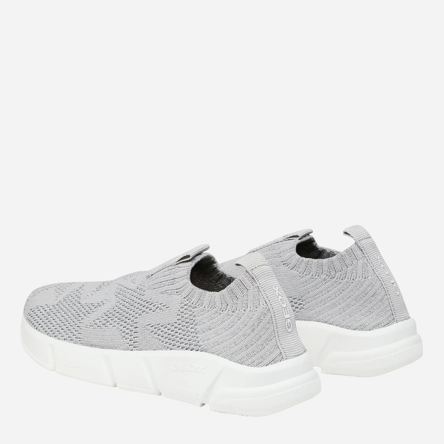 Buty wsuwane dziecięce dla dziewczynki Geox J02DLA0007Q-C1007 33 Srebrne (8054730963939) - obraz 4