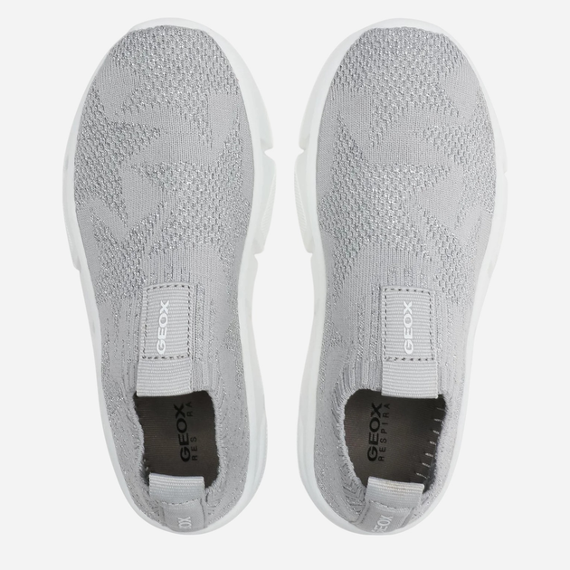 Buty wsuwane dziecięce dla dziewczynki Geox J02DLA0007Q-C1007 33 Srebrne (8054730963939) - obraz 5