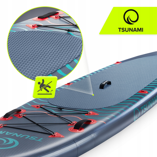 Надувна SUP дошка TSUNAMI Wave T03 350 см з веслом (P-5907739314222) - зображення 9