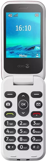 Telefon komórkowy Doro 2880 4G Red (7322460087166) - obraz 3