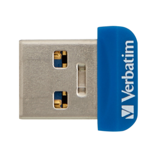 Фото - USB-флешка Verbatim USB флеш накопичувач  64GB Store 'n' Stay NANO Blue USB 3.2  (98711)