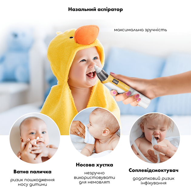 Назальный аспиратор Medica+ NOSE CLEANER 6.0 Yellow - изображение 5