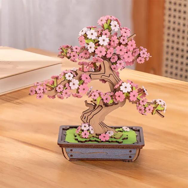 Składane klocki Robotime DIY Sakura Bonsai TG415 (6946785122121) - obraz 6