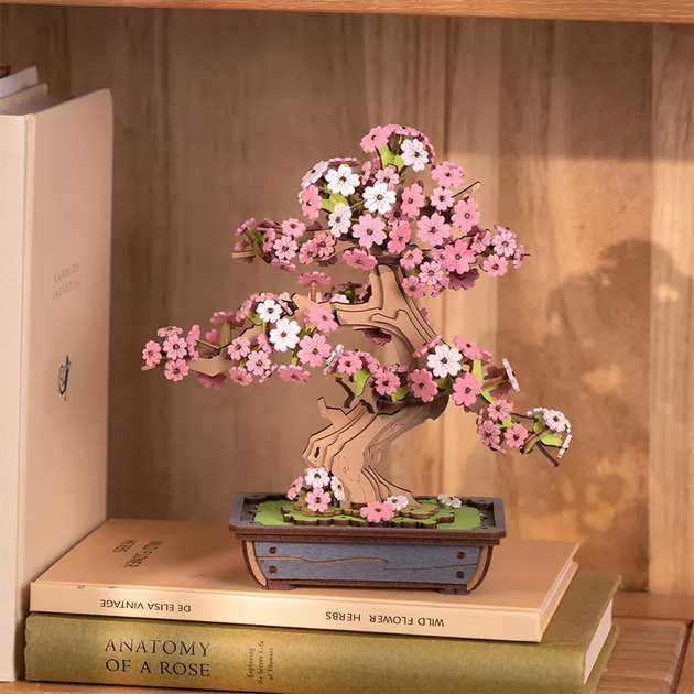 Składane klocki Robotime DIY Sakura Bonsai TG415 (6946785122121) - obraz 7
