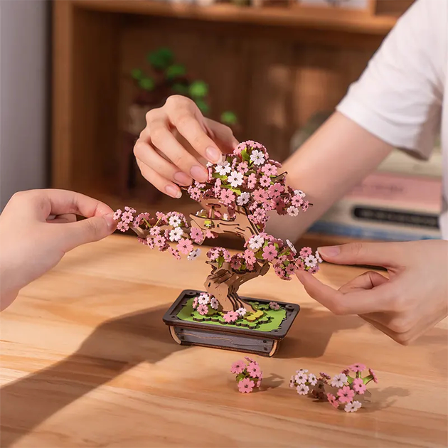 Składane klocki Robotime DIY Sakura Bonsai TG415 (6946785122121) - obraz 8