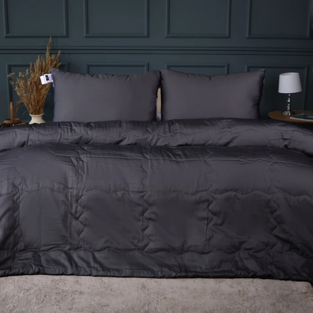 Набір MirSon №2996 Ковдра літня Двоспальна 172х205 Line Satin Premium 0240 Iron grey Bamboo + 2 подушки 50х70 + 2 наволочки 50х70 + простирадло 200х220 від Rozetka на платформі USKIDKA Акція на Набір MirSon №2996 Ковдра літня Двоспальна 172х205 Line Satin Premium 0240 Iron grey Bamboo + 2 подушки 50х70 + 2 наволочки 50х70 + простирадло 200х220 від Rozetka