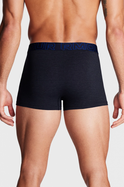 Труси боксери (3 шт) Under Armour Underwear Boxers UA PERFORMANCE COTTON - SOLID 3 3 S Різнокольорові 1383891-410 - изображение 3