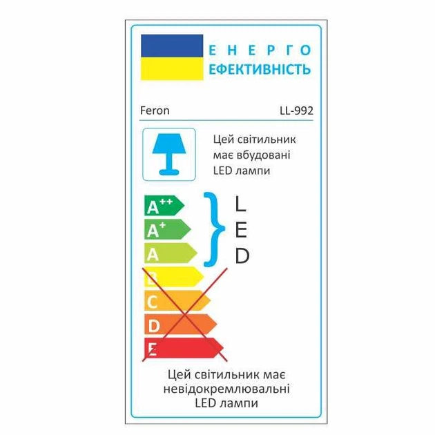 Светодиодный прожектор Feron LL-992 20Вт 6400K черный - изображение 2
