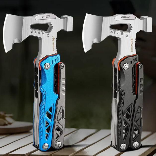 Мультитул Молоток Сокира JB Tactical Multitool 24 в 1 Чорний JB-11 Кобура на Пояс - зображення 4