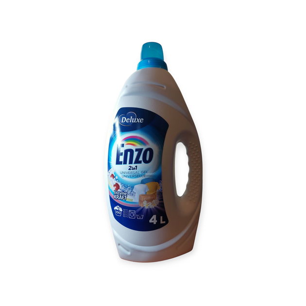 Гель для стирки 2w1 Deluxe Enzo универсальный 4 л - изображение 3