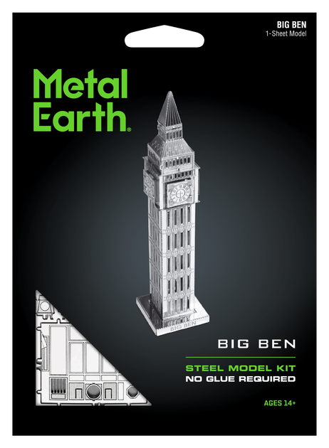 Металевий 3D конструктор Metal Earth "Big Ben" (MMS019) - зображення 9