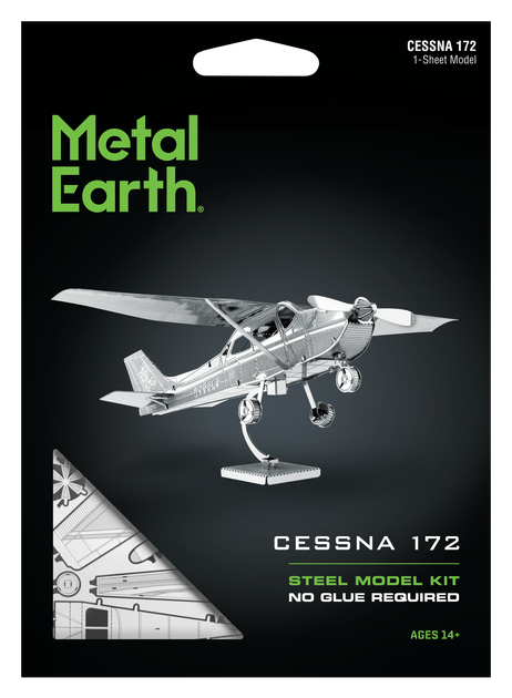 Металлический 3D конструктор "Самолет Cessna 172", Metal Earth, MMS045 - изображение 7