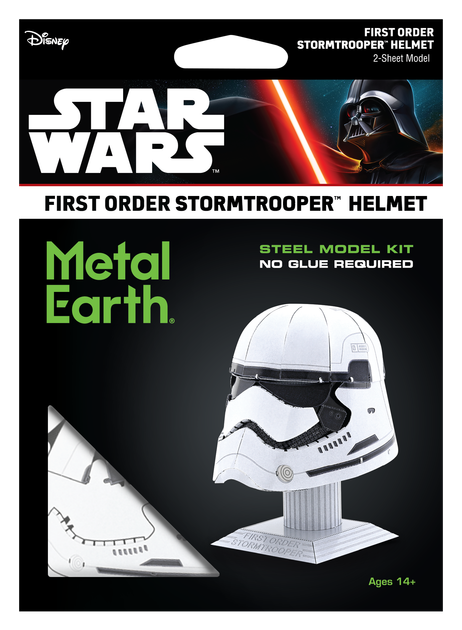 Металлический 3D конструктор "Шлем штурмовика Первого ордена", Metal Earth, MMS316 - изображение 4