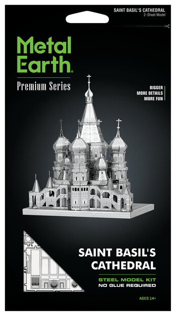 Металлический 3D конструктор "Покровский Собор", Metal Earth, ICX006 - изображение 7