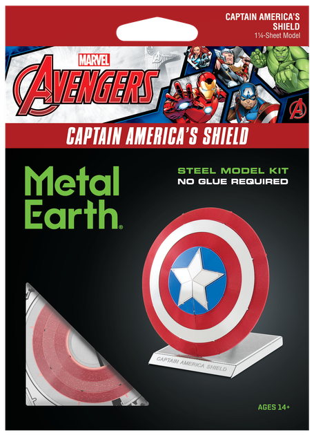 Металлический 3D конструктор "Щит Капитана Америка Marvel" - изображение 7