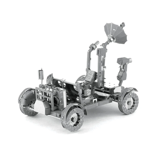Металлический 3D конструктор "Лунный автомобиль", Metal Earth, MMS094 - Фото 4 Металлический 3D конструктор "Лунный автомобиль", Metal Earth, MMS094 - изображение 4