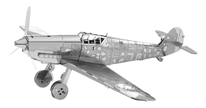Металлический 3D конструктор "Истребитель Messerschmitt Bf.109" - Фото 1 Металлический 3D конструктор "Истребитель Messerschmitt Bf.109" - изображение 1