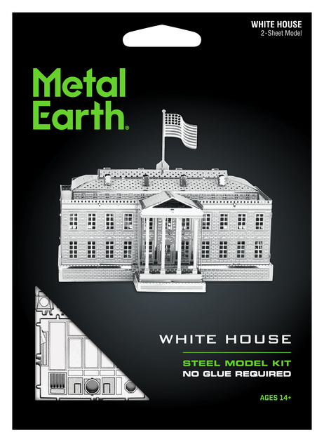 Металлический 3D конструктор "Белый дом", Metal Earth, MMS032 - изображение 7