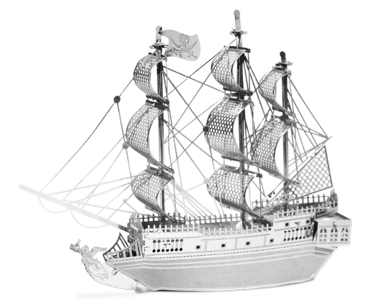 Металлический 3D конструктор "Пиратский корабль Black Pearl" - Фото 1 Металлический 3D конструктор "Пиратский корабль Black Pearl" - изображение 1