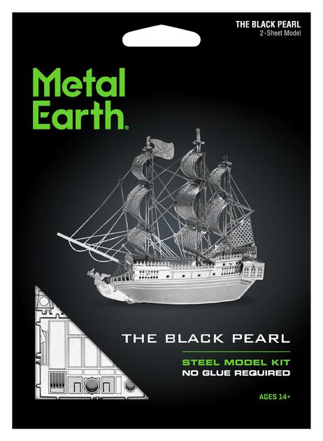 Металлический 3D конструктор "Пиратский корабль Black Pearl" - Фото 7 Металлический 3D конструктор "Пиратский корабль Black Pearl" - изображение 7