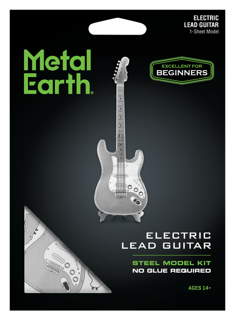 Металлический 3D конструктор "Электрическая соло-гитара", Metal Earth, MMS074 - изображение 7
