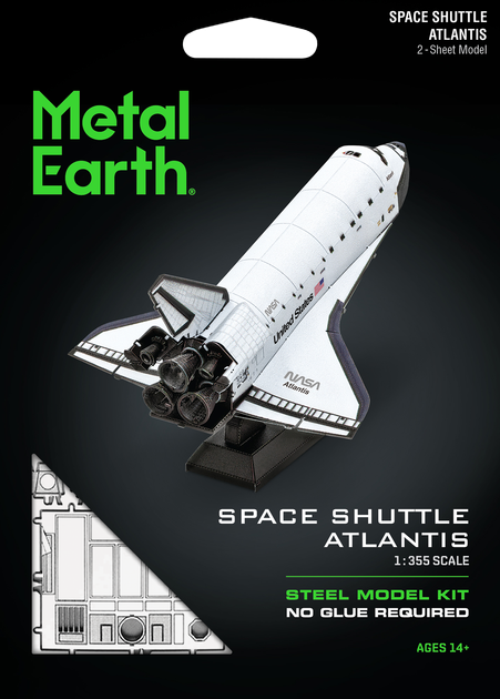 Металевий 3D конструктор "Space Shuttle Atlantis" - Фото 7 Металевий 3D конструктор "Space Shuttle Atlantis" - зображення 7