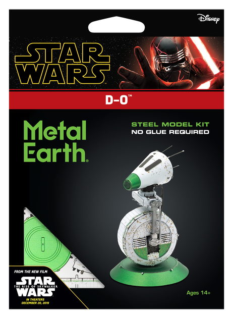 Металлический 3D конструктор "Star Wars - D-O", Metal Earth, MMS419 - Фото 7 Металлический 3D конструктор "Star Wars - D-O", Metal Earth, MMS419 - изображение 7