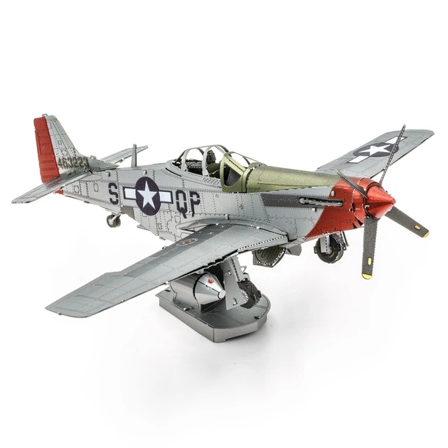 Металлический 3D конструктор "Mustang P51D "Sweet Arlene"" - Фото 6 Металлический 3D конструктор "Mustang P51D "Sweet Arlene"" - изображение 6
