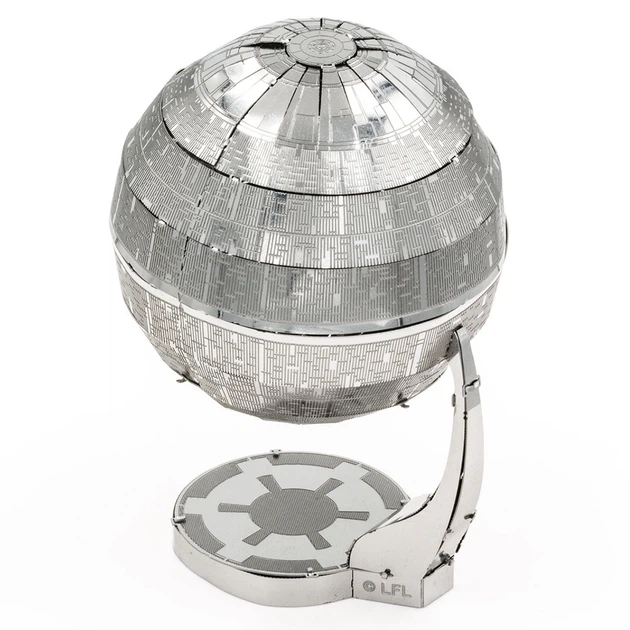 Металевий 3D конструктор "Star Wars Зірка смерті", Metal Earth, MMS278 - Фото 3 Металевий 3D конструктор "Star Wars Зірка смерті", Metal Earth, MMS278 - зображення 3