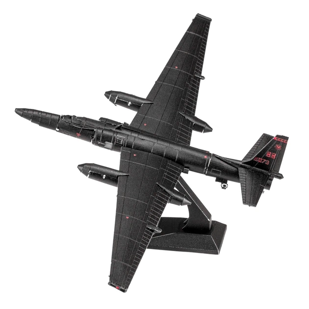 Металевий 3D конструктор "Американський літак-розвідник U-2 Dragon Lady" - Фото 3 Металевий 3D конструктор "Американський літак-розвідник U-2 Dragon Lady" - зображення 3