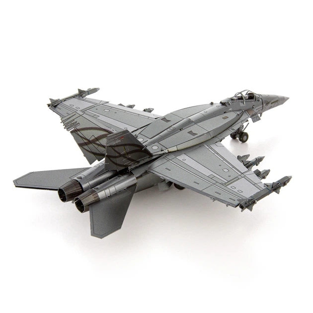 Металлический 3D конструктор Metal Earth "Истребитель-бомбардировщик F/A-18 Super Hornet" (MMS459) - Фото 5 Металлический 3D конструктор Metal Earth "Истребитель-бомбардировщик F/A-18 Super Hornet" (MMS459) - изображение 5