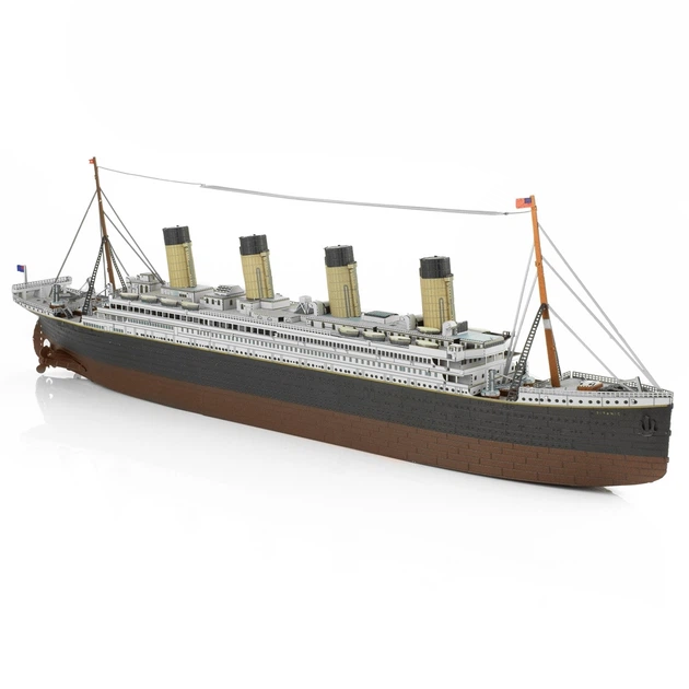 Металлический 3D конструктор "RMS Titanic", Metal Earth, PS2004 - Фото 5 Металлический 3D конструктор "RMS Titanic", Metal Earth, PS2004 - изображение 5
