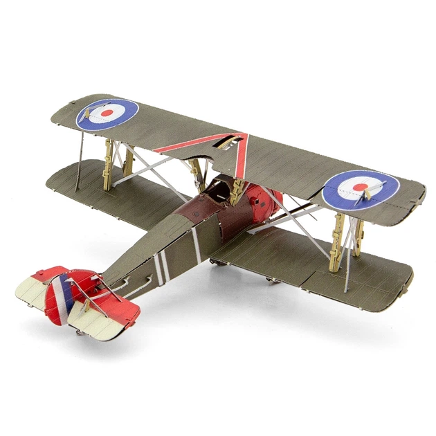 Металлический 3D конструктор "Британский истребитель Sopwith Camel", Metal Earth, ME1023 - Фото 5 Металлический 3D конструктор "Британский истребитель Sopwith Camel", Metal Earth, ME1023 - изображение 5