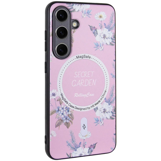 TPU+PC чехол Secret Garden with MagFit для Samsung Galaxy S24 (Pink) Epik (206321) - Фото 3 TPU+PC чехол Secret Garden with MagFit для Samsung Galaxy S24 (Pink) Epik (206321) - изображение 3