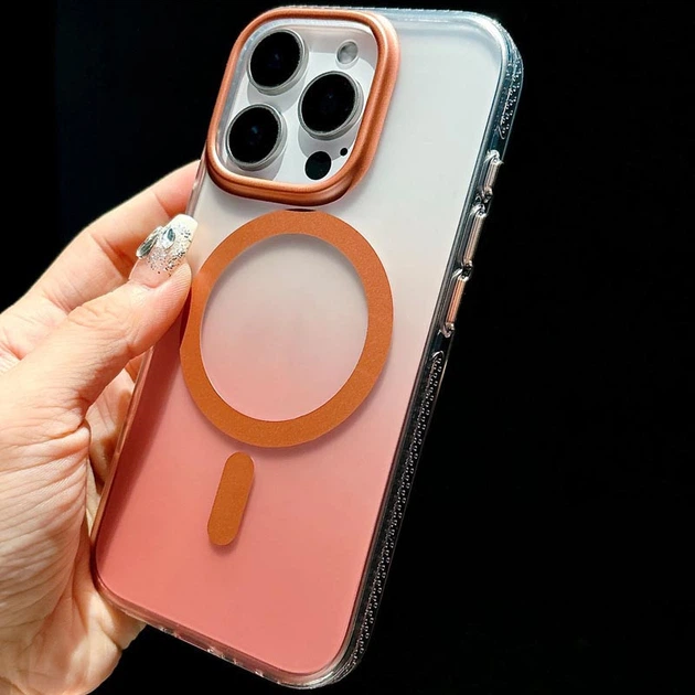 Чохол TPU+PC Shadow with MagSafe для Apple iPhone 16 Pro (Rose Gold) Epik (210233) - Фото 6 Чохол TPU+PC Shadow with MagSafe для Apple iPhone 16 Pro (Rose Gold) Epik (210233) - зображення 6