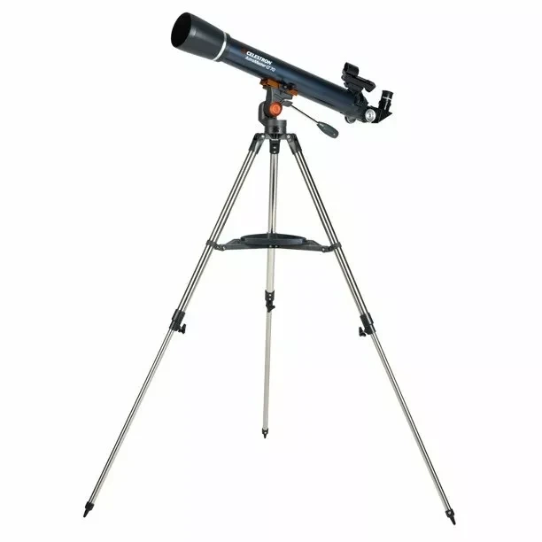 Телескоп Celestron AstroMaster LT 70AZ, ахромат, устойчивый штатив, адаптер для телефона и шустёр - изображение 3