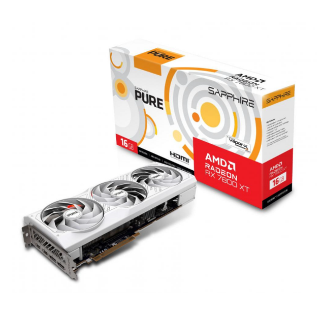 Видеокарта SAPPHIRE AMD RX 7800 XT GAMING OC PURE 16GB 19500MHz 256bit (11330-03-20G) - изображение 4